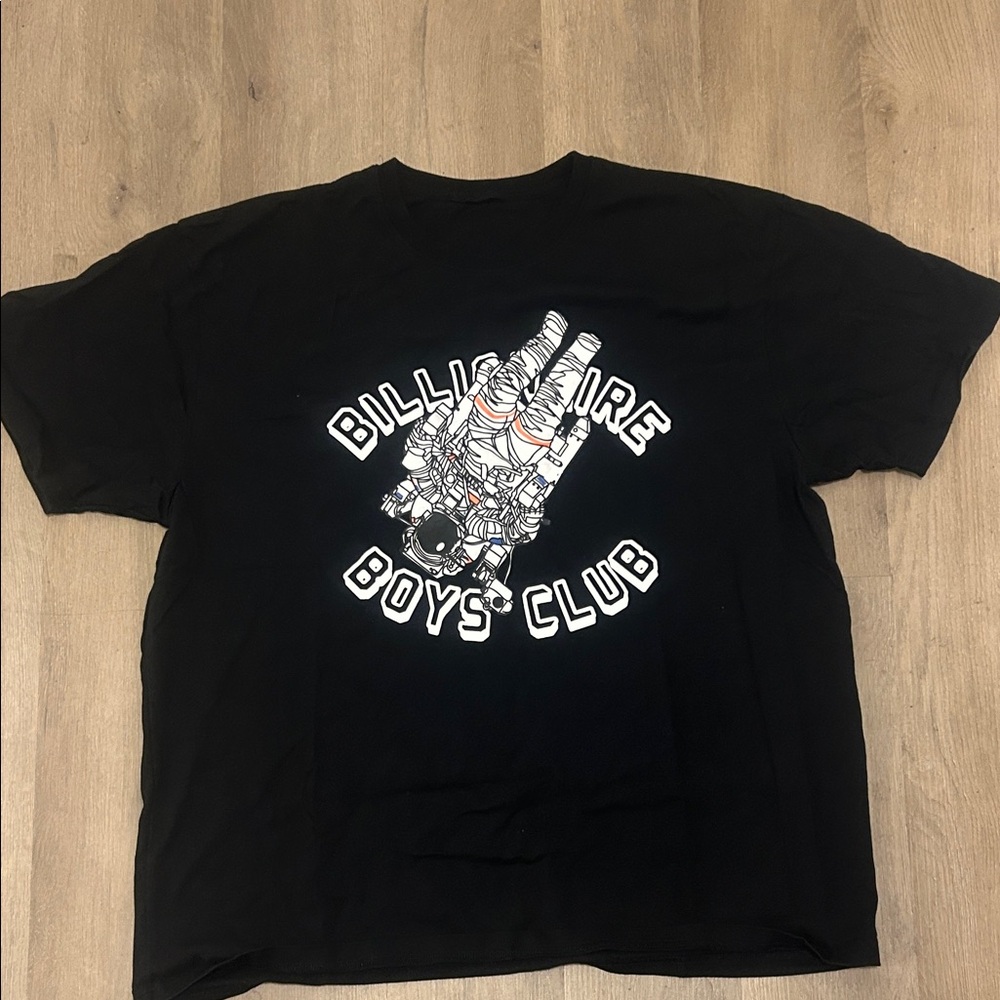 Billionaire Boys Club Black Tee with Astronaut Graphic